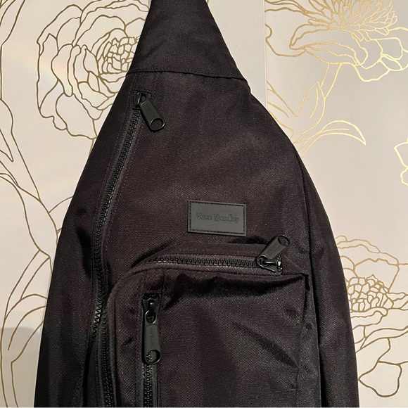 Vera Bradley Black Sling Backpack - Picture 7 of 7